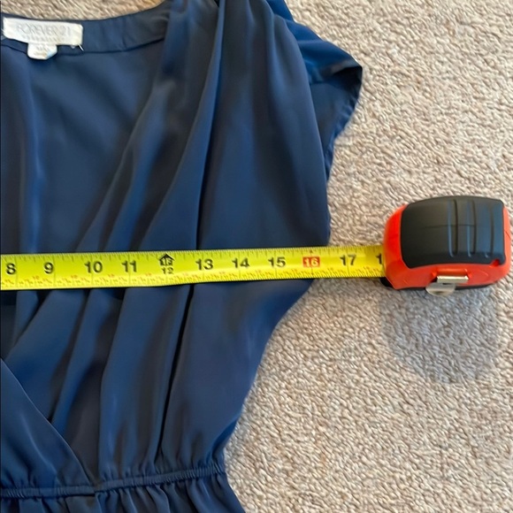 Forever 21 Blue Flutter Sleeve Mini Sundress - Picture 4 of 5